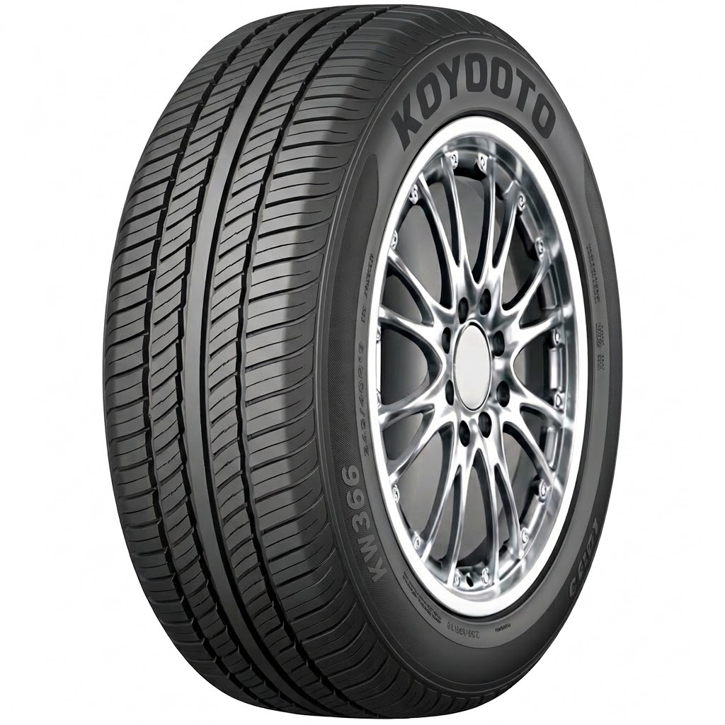KOYOOTO Fuel-Efficient Sedan Tire with Wide Grooves KW366 KW366 High Performance Radial Passenger Car Tire Tread Pattern