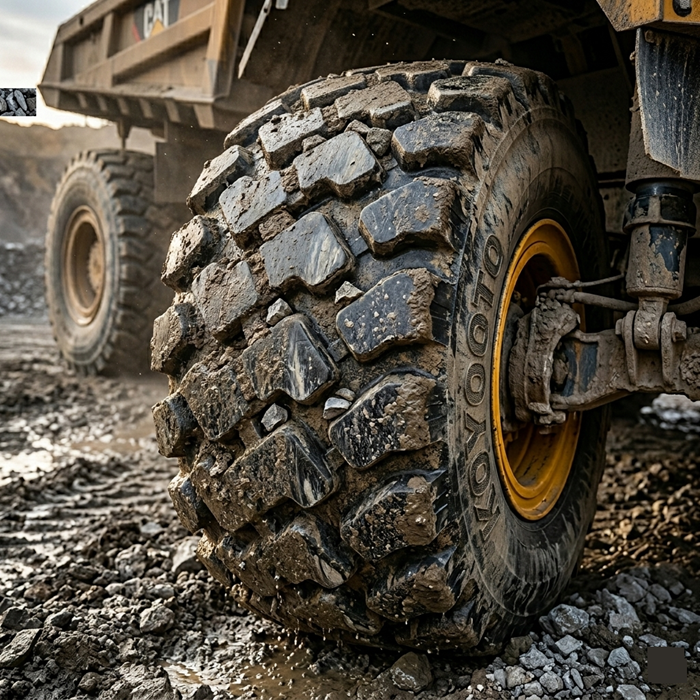 Koyooto mud traction OTR tire pattern